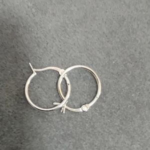 Chic Silver Hoop Earrings